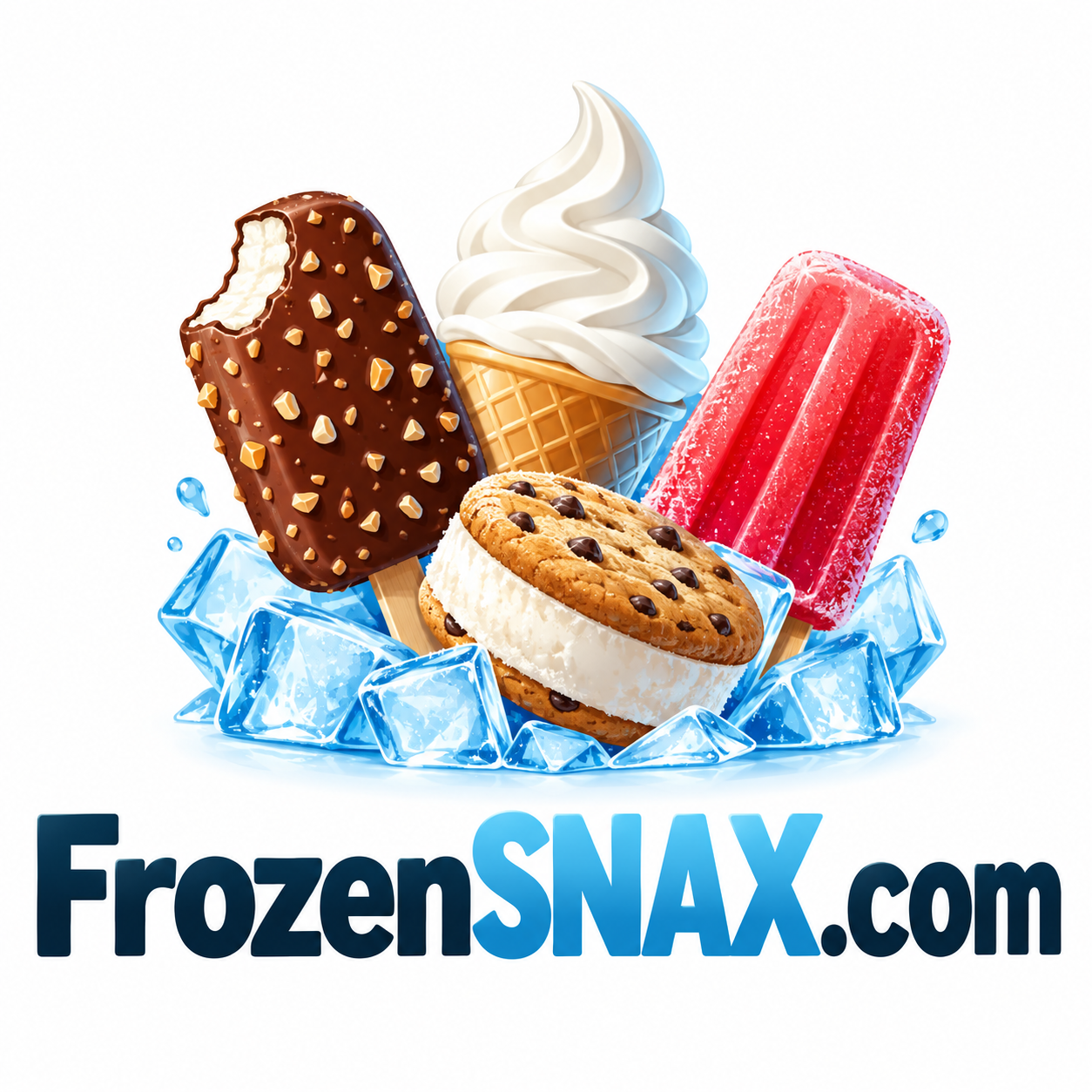 FrozenSNAX.com domain name artwork